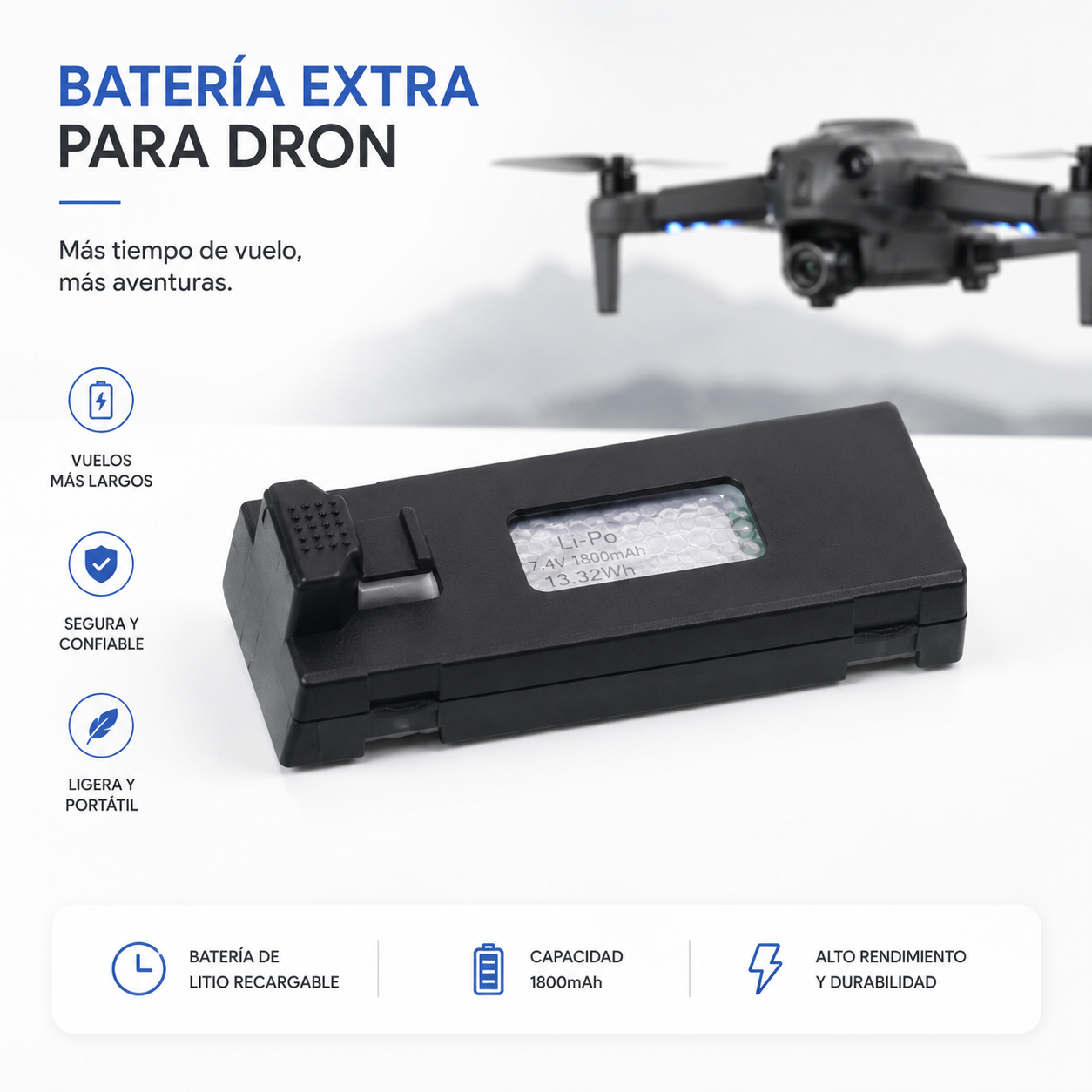 Batería Extra para Dron (1 ud)