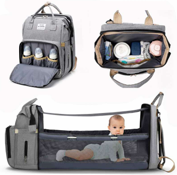 Mochila Cambiador Bebés Multifunción