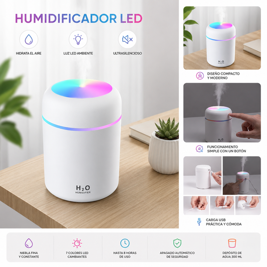 Humidificador LED