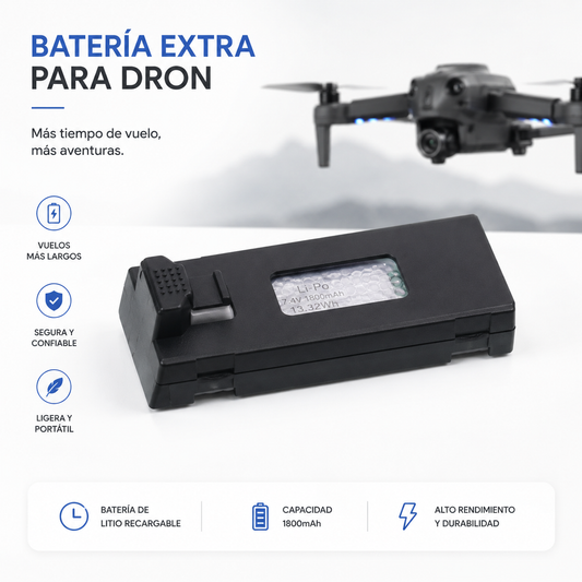 Batería Extra para Dron (1 ud)