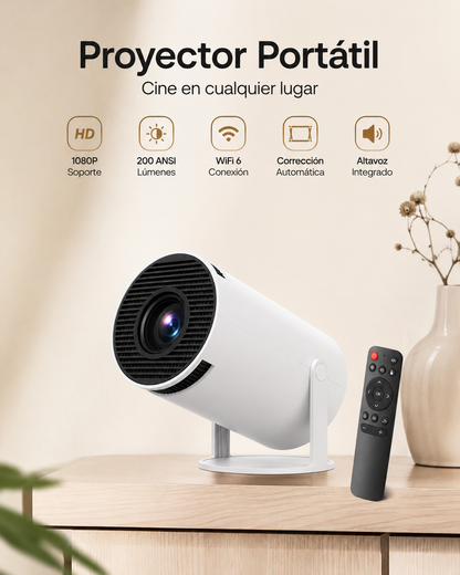 Mini Proyector portatil Android FullHD