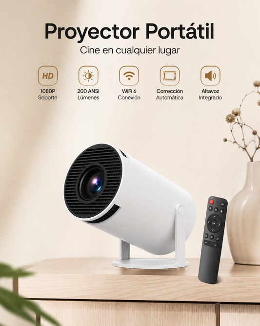 Mini Proyector portatil Android FullHD