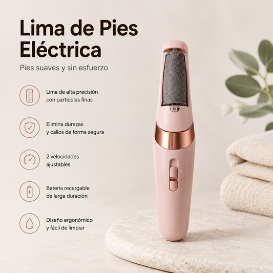 Lima de pies eléctrica