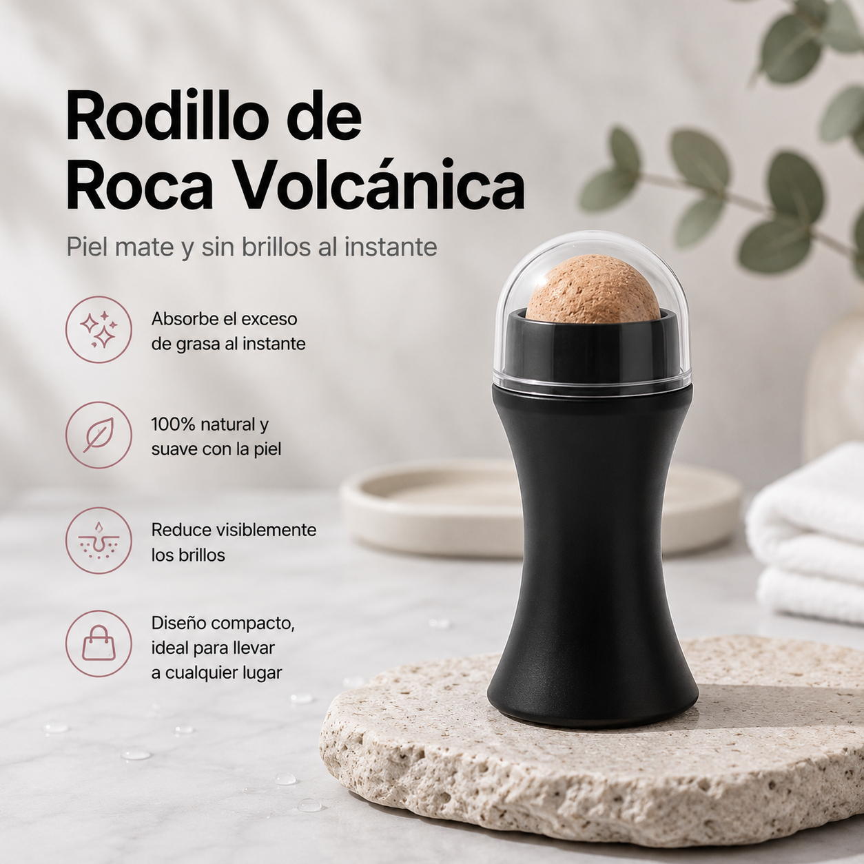 Roca volcánica - Oil absorving Roller